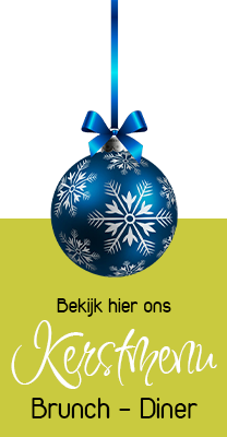 Reserveer nu je Kerstbrunch of -diner voor 1e of 2e kerstdag